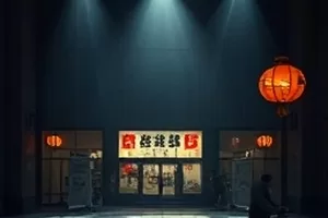 山雾里的信号剧照：山顶老式电台与缠绕的磁带