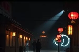 潮汐档案剧照：档案室中倒转的资料柜与散落的胶片